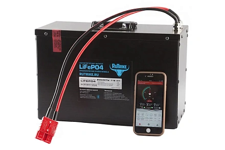 Аккумуляторная батарея LiFePo4 24V112Ah(100A) без дисплея, BMS смарт