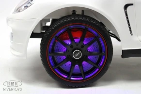 Детский электромобиль Rivertoys Porsche A444AA(кожа-EVA)