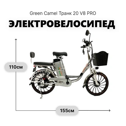 Электровелосипед Green Camel Транк 20 V8 PRO