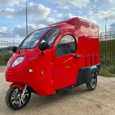 Квадрицикл грузовой Green Camel Тендер E1200 (72V 2500W) кабина, BOX, понижающая