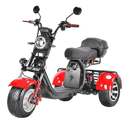 Электроскутер WHITE SIBERIA PRO TRIKE 3000W
