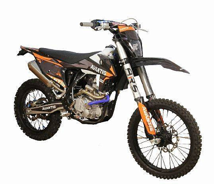 Мотоцикл Avantis ENDURO 300 CARB (CBS300/174MN-3 DESIGN KTM ЧЕРНЫЙ) KKE С ПТС