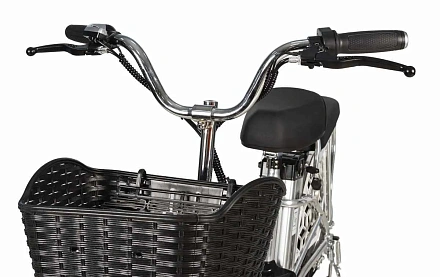 Электровелосипед GT V6 с корзиной