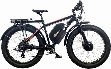 Полноприводный электрофэтбайк Horza Stark Fat Dual