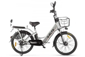 Электровелосипед Green City e-ALFA new с корзиной