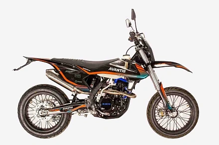Мотоцикл эндуро AVANTIS A7 NEW Motard DOHC (NC250/177MM) KKE (2023) ПТС