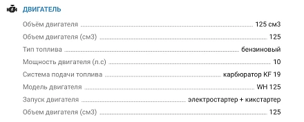 Мотоцикл Питбайк Avantis KT-125E Classic 14/12 для начинающих