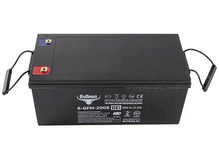 Тяговый гелевый аккумулятор RuTrike 6-GFM-200 (12V200A/H C20)
