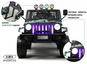 Детский электромобиль Rivertoys Jeep T008TT 4WD