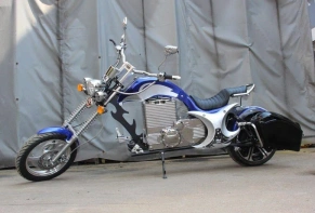 Электромотоцикл Green Camel Чоппер C200 (72V 3000W R15)