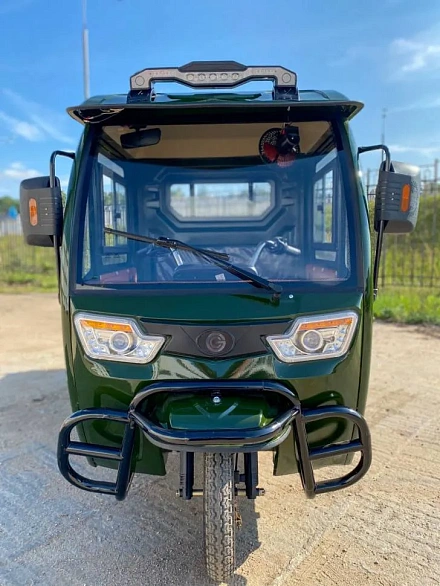 Электротрицикл грузовой Green Camel Тендер D1500 (60V 1000W) кабина, понижающая