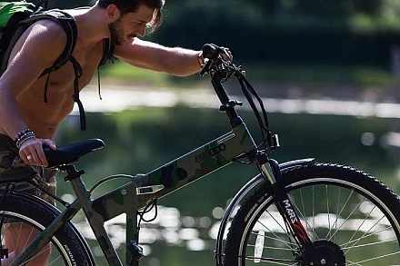 Электровелосипед Eltreco PATROL КАРДАН 26 DISC MATT BLACK