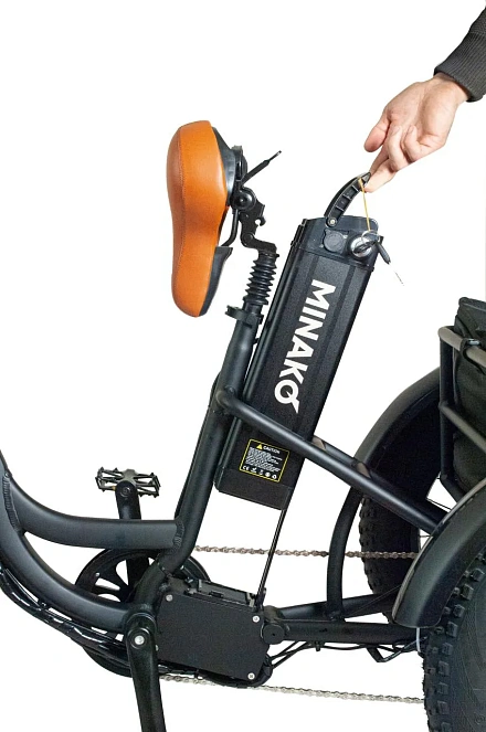 Электровелосипед Minako Trike с корзиной