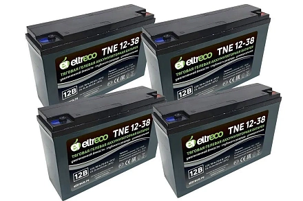 Комплект тяговых аккумуляторов Eltreco TNE12-38 (48V32.5A/H C3)