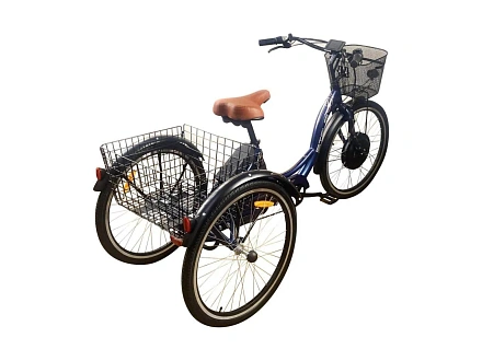 Электровелосипед трехколесный Horza Stels Energy с корзиной