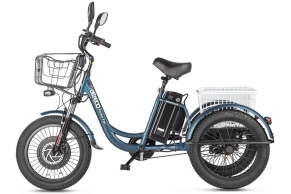 Электротрицикл Eltreco Porter Fat 700 с корзиной