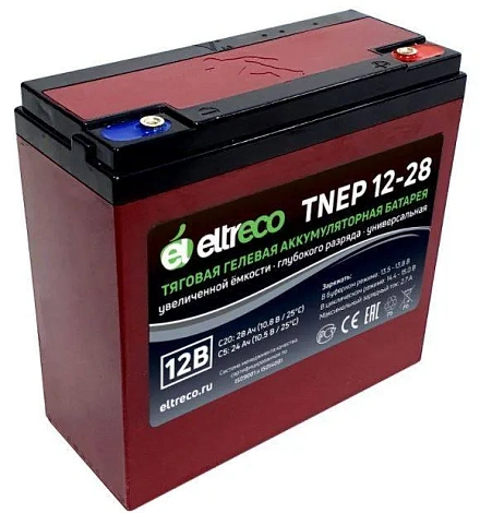 Тяговый аккумулятор Eltreco TNEP12-28 (12V23.5A/H C3)
