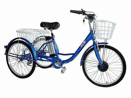 Электровелосипед Green Camel Трайк-24 V2 (R24 250W 48V12Ah) 7 скор