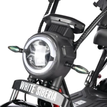 Электроскутер WHITE SIBERIA MINI R 2.0 1200W BLACK