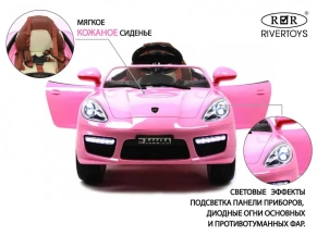 Детский электромобиль Rivertoys Porsche A444AA(кожа-EVA)