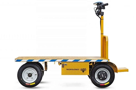 Платформенная тележка электрическая Rutrike ПЛИТА БУКСИР 1500