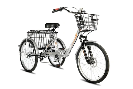 Электровелосипед РВЗ Чемпион с корзиной