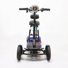 Электротрицикл Green Camel Кольт 510 (36V 10Ah 2x250W) задние мотор-колеса с сиденьем