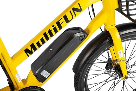 Электровелосипед Eltreco MultiFun с корзиной