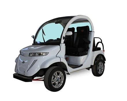 Гольфкар Elecar 5Е-TIGARBO 2+2 Белый (обивка серая)