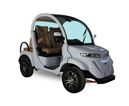 Гольфкар Elecar 5Е-TIGARBO 2+2 Белый (обивка бежевая)