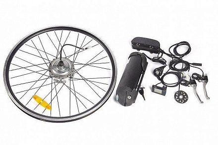 КОМПЛЕКТ 36V 350W LCD 26" передний + АКБ 36V 10,4Ah (Бутылка)