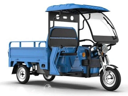 Электротрицикл грузовой Green Camel Тендер 2 (1000W 30км/ч) крыша, понижающая