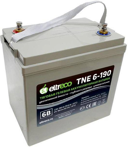 Тяговый аккумулятор Eltreco TNE6-190 (6V150A/H C3)