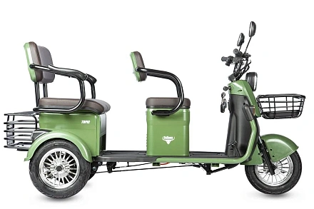 Электротрицикл Rutrike Топик пассажирский с корзиной