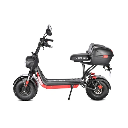 Электроскутер WHITE SIBERIA MINI R 2.0 1200W BLACK