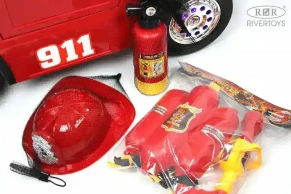 Детский электромобиль Rivertoys A222AA (пожарная)