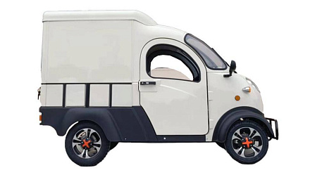 Электротрицикл грузовой Green Camel Тендер 5-Квадро (72V 2500W) закрытые кабина и кузов