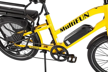 Электровелосипед Eltreco MultiFun с корзиной