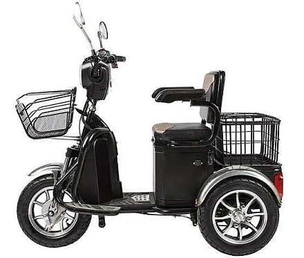 Электротрицикл Rutrike S1 V2 с большой корзиной