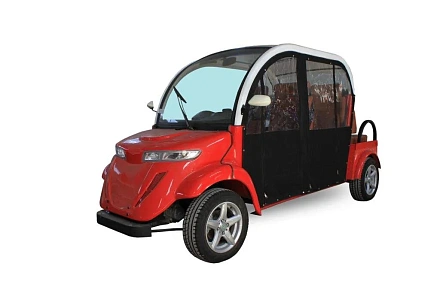 Гольфкар Elecar 5E-TIGARBO 4+2 Красный (мягкие двери)