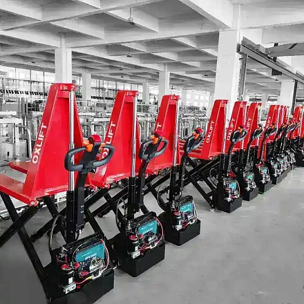 Электрическая Тележка с ножничным подъемом TX10H OXLIFT 1000 кг
