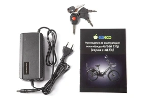 Электровелосипед Green City e-ALFA new с корзиной