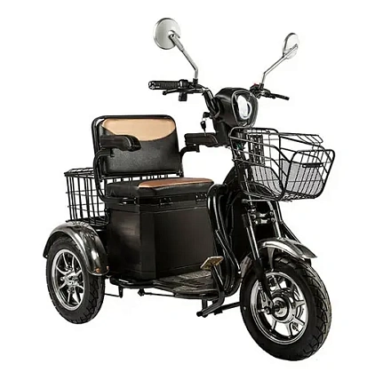 Электротрицикл Rutrike S1 V2 с большой корзиной