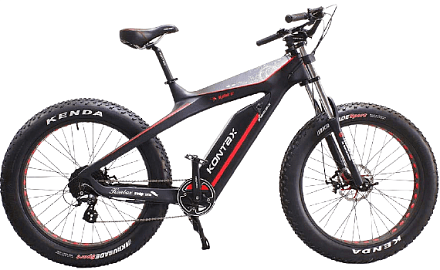 Электровелосипед Green Camel Карбон Kontax (R26FAT 750W Bafang 48V LG 13Ah) carbon, torque, Altus 8скор