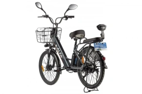 Электровелосипед Green City e-ALFA new с корзиной