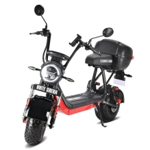 Электроскутер WHITE SIBERIA MINI R 2.0 1200W BLACK