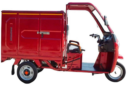 Электротрицикл грузовой Green Camel Тендер 3 (1500W 40км/ч) закрытый кузов, понижающая