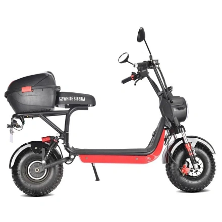 Электроскутер WHITE SIBERIA MINI R 2.0 1200W BLACK