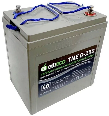 Тяговый аккумулятор Eltreco TNE6-250 (6V200A/H C3)