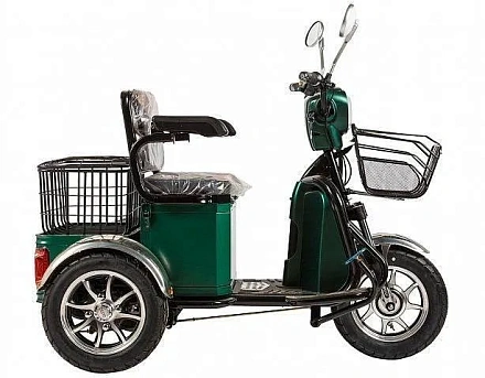 Электротрицикл Rutrike S1 V2 с большой корзиной